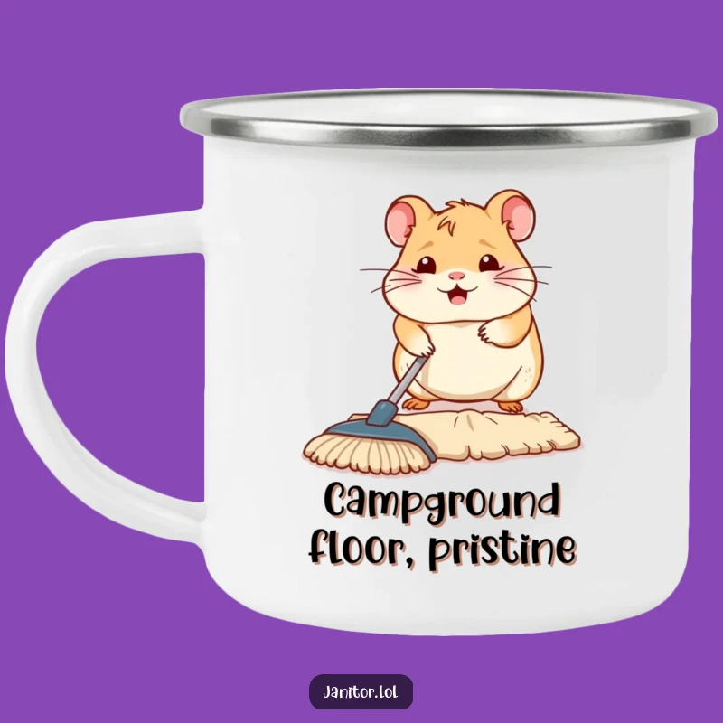 Funny Hamster Campfire Mug - Durable & Hilarious Outdoors Companion!