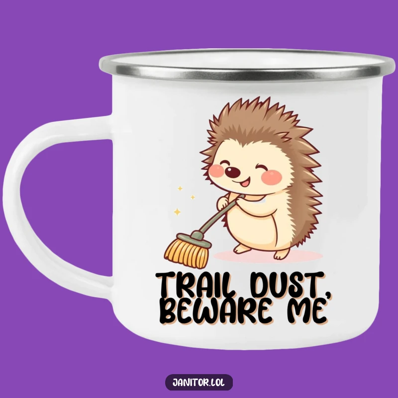 Funny Hedgehog Campfire Mug - Durable & Hilarious Outdoors Companion!