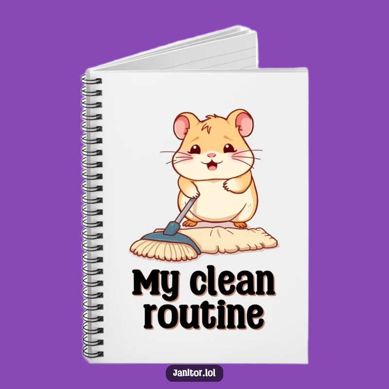 Funny Hamster Chore Log Notebook - Hilarious Journal for Your Tasks!